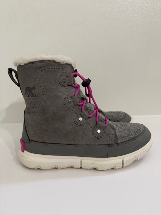 Sorel Shoes - SOREL Explorer Waterproof Boots Womens Size 7 Faux Fur Gray